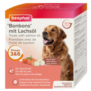 beaphar 'Bonbons' z olejem z łososia - 245 g