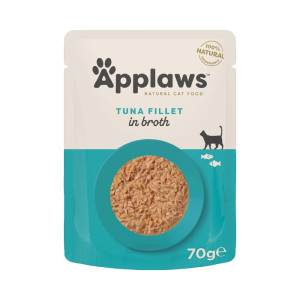 Megapakiet Applaws Cat Natural w bulionie, 48 x 70 g - Filet z tuńczyka
