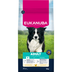 Eukanuba Premium Nutrition Adult Medium Breed, kurczak - 2 x 15 kg