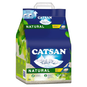 Catsan Natural żwirek zbrylający się - 20 l