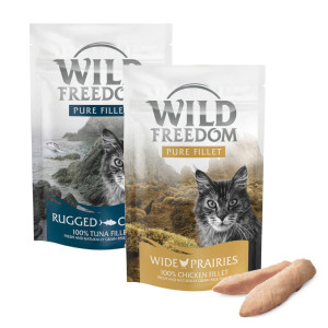 Mieszany pakiet próbny Wild Freedom Filet Snacks, 2 x 100 g - Kurczak i tuńczyk