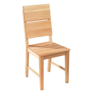 Linea Natura Stuhl, Buche, Holz, Kernbuche, massiv, eckig, 42x95.5x52 cm, Esszimmer, Stühle, Esszimmerstühle, Vierfußstühle