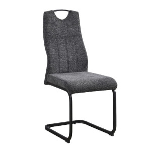 Livetastic Schwingstuhl, Anthrazit, Schwarz, Holz, Metall, Textil, Pappel, Sperrholz, C-Form, 45x101x58 cm, Esszimmer, Stühle, Esszimmerstühle,