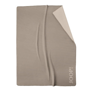 JOOP! Wohndecke Touch, Sand, Textil, Streifen, 130x150 cm, Wohntextilien, Decken, Kuscheldecken