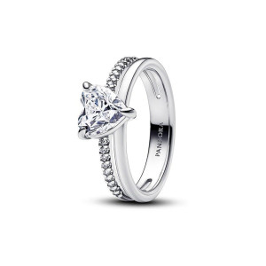 Pandora Damenring Classic Stone 193100C01-56