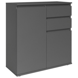 Boxxx Kommode Brest, Anthrazit, Kunststoff, 1 Fächer, 1 Schublade(n) Schubladen, 80x84x35 cm, Typenauswahl, stehend, in verschiedenen Größen