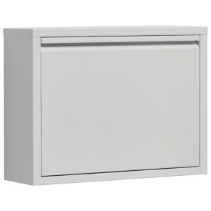 Carryhome Schuhkipper, Weiß, Metall, 50x37x15 cm, erweiterbar, Typenauswahl, hängend, Garderobe, Schuhaufbewahrung, Schuhkipper