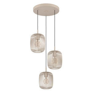 Eglo Hängeleuchte Romazzina, Sand, Metall, 110 cm, Lampen & Leuchten, Innenbeleuchtung, Leuchten nach Räumen, Esstischlampen