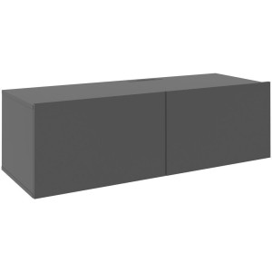 Hom´in Hom`in Lowboard Newniq, Anthrazit, Holzwerkstoff, 120x36.7x45 cm, Typenauswahl, hängend, in verschiedenen Größen erhältlich, Wohnzimmer,