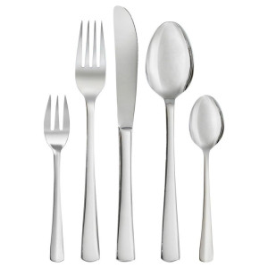 Justinus Besteckset Athene, Chrom, Metall, 60-teilig, 37.5x3.5x24 cm, rostfrei, Essen & Trinken, Besteck, Besteck-Sets