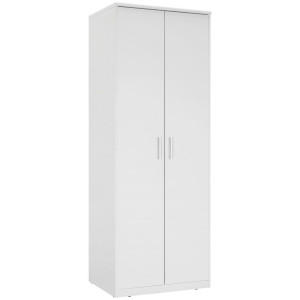 Xora Kleiderschrank, Weiß, Holzwerkstoff, 1 Fächer, 72x194x54 cm, erweiterbar, Typenauswahl, Schlafzimmer, Kleiderschränke, Kleiderschränke 2-türig