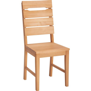 Linea Natura Stuhl, Buche, Holz, Kernbuche, massiv, eckig, 42x95x51.5 cm, Esszimmer, Stühle, Esszimmerstühle, Vierfußstühle