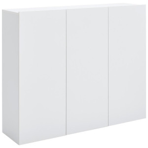 Hom´in Hom`in Schuhschrank, Weiß, Holzwerkstoff, 12 Fächer, 120x100x34 cm, hängend, Garderobe, Schuhaufbewahrung, Schuhschränke