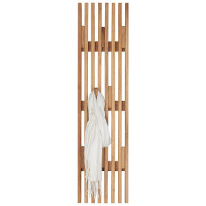 Linea Natura Garderobenpaneel, Holz, Eiche, massiv, 30x120x5.5 cm, Aufhängemöglichkeit, Holzmöbel, Garderoben Holz, Garderobenpaneele Holz