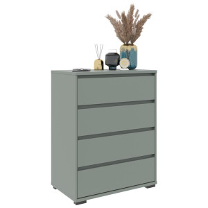 Carryhome Kommode, Grün, Kunststoff, 4 Schublade(n) Schubladen, 80x103x48 cm, Wohnzimmer, Kommoden & Sideboards, Kommoden