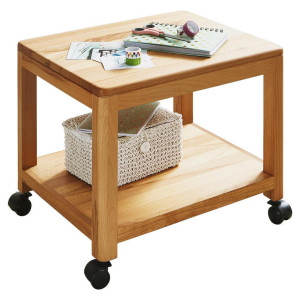 Livetastic Beistelltisch, Buche, Holz, Kernbuche, massiv, 50x40x40 cm, Wohnzimmer, Wohnzimmertische, Beistelltische