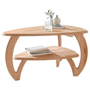 Linea Natura Couchtisch, Buche, Holz, Kernbuche, massiv, Freiform, eckig, 60x50x90 cm, Holzmöbel, Holztische, Couchtische Holz
