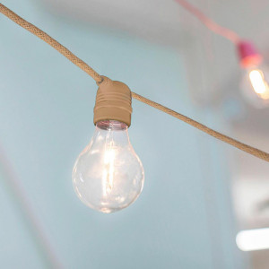 Newgarden Led-Aussenleuchte, Beige, Kunststoff, warmweiß, 800 cm, Lampen & Leuchten, Außenbeleuchtung, Außenleuchten