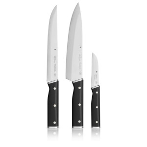 WMF Messerset Sequence, Kunststoff, 3-teilig, Made in Germany, Kochen, Küchenmesser, Messersets
