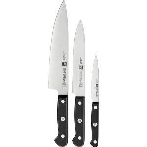 Messerset Zwilling® Gourmet, Kunststoff, 3-teilig, rostfrei, Kochen, Küchenmesser, Messersets