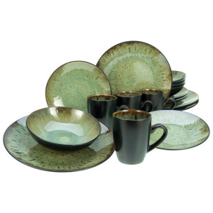 Creatable Kombiservice Jawa, Mehrfarbig, Keramik, 16-teilig, 300 ml,600 ml, Essen & Trinken, Geschirr, Geschirr-Sets, Kombiservice