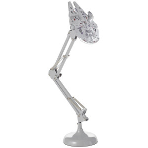 Schreibtischleuchte Star Wars, Hellgrau, 36.5x14.3x32.5 cm, Lampen & Leuchten, Innenbeleuchtung, Leuchten nach Räumen, Bürolampen