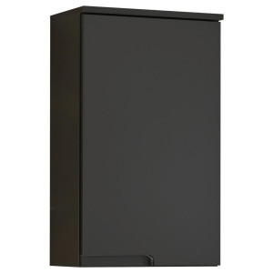 Mid.you Hängeschrank, Schwarz, Holzwerkstoff, 1 Fächer, 40x67x23 cm, Made in EU, hängend, Badezimmer, Badezimmerschränke, Hängeschränke