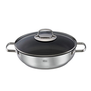 Rösle Servierpfanne Elegance, Schwarz, Metall, backofengeeignet, antihaftbeschichtet, Kochen, Pfannen, Servierpfannen