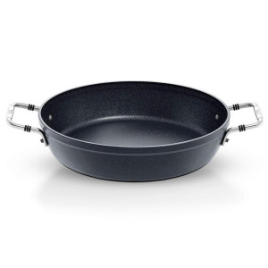 Fissler Servierpfanne Adamant, Anthrazit, Metall, 2,1 L, Made in Germany, backofengeeignet, kratzfest, antihaftbeschichtet, Kochen, Pfannen,