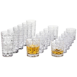 Nachtmann Gläserset Bossa Nova, Glas, 18-teilig, Made in Germany, Essen & Trinken, Gläser, Gläser-Sets