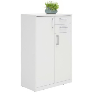 Xora Kommode, Weiß, Holzwerkstoff, 5 Fächer, 2 Schublade(n) Schubladen, 72x110x36 cm, Typenauswahl, Beimöbel erhältlich, Wohnzimmer, Kommoden &