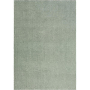 Fellteppich Loft, Grün, Textil, Uni, rechteckig, 160x220 cm, Bsci, für Fußbodenheizung geeignet, Teppiche & Böden, Teppiche, Waschbare Teppiche