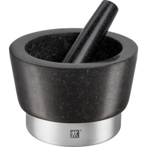 Mörserset Zwilling Spices, Schwarz, Stein, Tischkultur & Servieren, Gewürzmühlen & -Streuer
