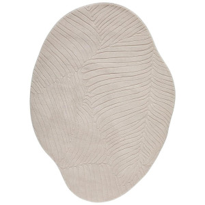 Novel Webteppich Ellipse, Taupe, Textil, rechteckig, 120x160 cm, Oeko-Tex® Standard 100, schnittfest, pflegeleicht, leicht zusammenrollbar, Teppiche &