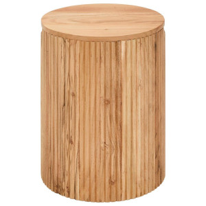 Livetastic Beistelltisch, Akazie, Holz, Akazie, Holz, rund, 40x50x40 cm, Stauraum, Wohnzimmer, Wohnzimmertische, Beistelltische