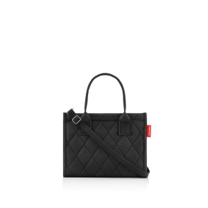 Reisenthel Einkaufstasche Daily shopper XS rhombus black, Schwarz, Textil, 27x21x14 cm, Freizeit, Koffer & Taschen, Einkaufstaschen