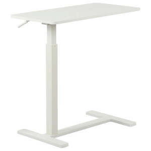 Boxxx Laptoptisch, Weiß, Metall, Holzwerkstoff, rechteckig, eckig, 38x67-101x76 cm, höhenverstellbar, Arbeitszimmer, Schreibtische, Laptoptische