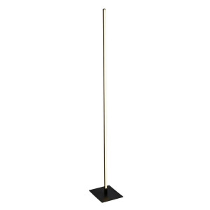 Searchlight Led-Stehleuchte Tribeca, Schwarz, Weiß, Metall, Kunststoff, 20x150x24 cm, Farbtemperaturwechsler, Lampen & Leuchten, Innenbeleuchtung,