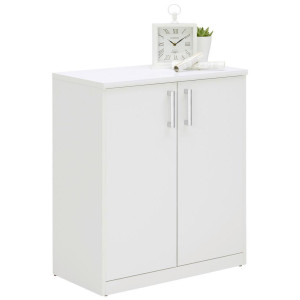 Xora Kommode, Weiß, Holzwerkstoff, 2 Fächer, 72.0x84.0x36.0 cm, Typenauswahl, Wohnzimmer, Kommoden & Sideboards, Kommoden