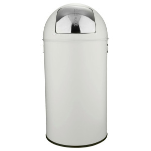 P & B Abfalleimer, Beige, Metall, 50 L, 74 cm, Küchen, Küchenausstattung, Mülleimer