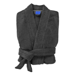 JOOP! Bademantel Anthrazit, Grau, Textil, Uni, Gr. 46/48, Oeko-Tex® Standard 100, Taschen, angenehm warm, hochwertige Qualität, modische Optik,