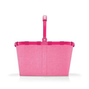 Reisenthel Einkaufskorb Carrybag frame twist pink, Pink, Textil, 22 L, quadratisch, 49x29x28 cm, Freizeit, Koffer & Taschen, Einkaufskörbe