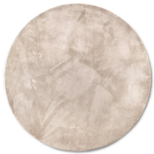 Villeroy & Boch Hochflorteppich Kollektion 1899, Creme, Textil, Uni, rund, Oeko-Tex® Standard 100, für Fußbodenheizung geeignet, in verschiedenen