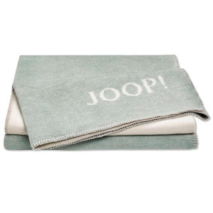 JOOP! Wohndecke Melange-Doubleface, Natur, Grün, Textil, Uni, 150x200 cm, Made in Germany, Double face, Kettelrand, pflegeleicht, Wohntextilien,