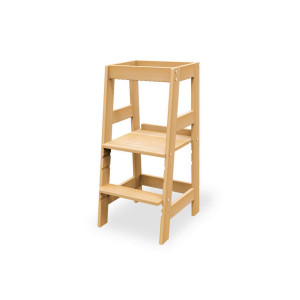 Lernturm Pinolino Fino, Buche, Holz, Buche, vollmassiv, 40x85x47 cm, Babymöbel, Hochstühle & Zubehör, Lerntürme