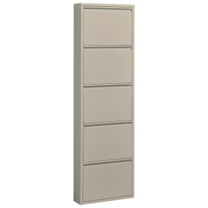 Boxxx Schuhkipper, Kaschmir, Metall, 51x170x16 cm, Typenauswahl, stehend, Garderobe, Schuhaufbewahrung, Schuhkipper