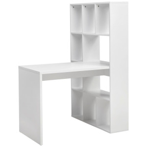 Mid.you Schreibtischkombination, Weiß, Holzwerkstoff, 9 Fächer, 94x149x110 cm, Stauraum, Arbeitszimmer, Schreibtische, Schreibtischkombination