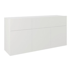 Hom´in Hom`in Sideboard, Weiß, Holzwerkstoff, 3 Fächer, 2 Schublade(n) Schubladen, 150x75x42 cm, hängend, Wohnzimmer, Kommoden & Sideboards,