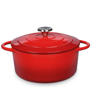 Küchenprofi Bratentopf Provence, Rot, Metall, 4,2 L, 11.5 cm, Kochen, Töpfe, Bräter