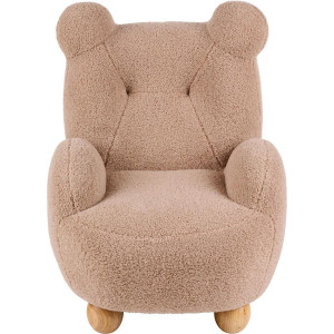 Jimmylee Kindersessel Bärli, Cappuccino, Textil, Bär, Füllung: Schaumstoff, 53x63x50 cm, AZO-frei, EN 71, Kinder- & Jugendzimmer, Kindermöbel,